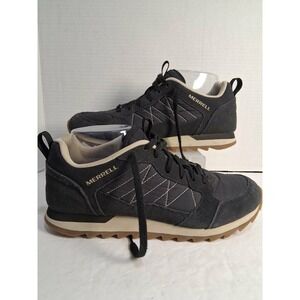 Merrell Black Suede Nylon Lace Up Athletic Sneakers Women's Size 10‎